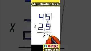 Multiplication Tricks || @Sky Struggle Education || #short