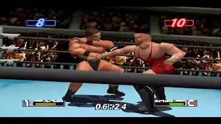 Manabu Nakanishi vs. Willie Peeters - Shoot-Style (Virtual Pro Wrestling 2 N64)