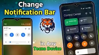 Tecno Mobile Notification Bar Change | How to Change Notification Bar in Tecno Spark 7 | 2022