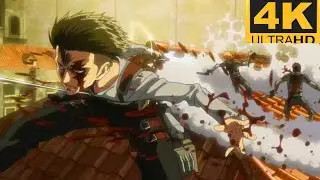 Levi VS Kenny Full Fight English Dub  in 4K🔥🔥[Attack on Titans] Season 3 Episode 2 