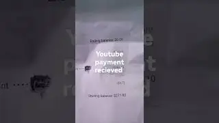 finally received youtube payments