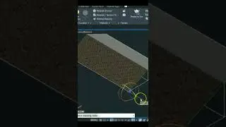 How to Rotate 3d material in Autocad