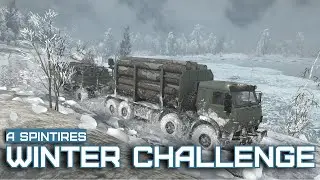 A Winters Challenge | The Road to the North | Spintires: Mudrunner | Ep. 1