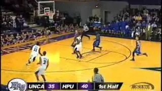 College hoopster's impressive dunk: High Point guard Shay Shine