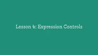 Lesson 4: Expression Controls | Introduction to After Effects Expressions