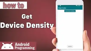 how to calculate screen density in android