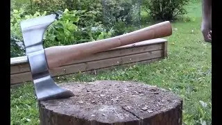 Самодельный топор из рельса