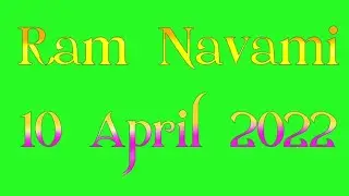 Green screen video ram navami 2022
