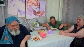 Едим в жару летом только овощное рагу с баклажанами показываем как мы его готовим ПОДВАЛ ИЛЬИЧА еда