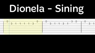 Dionela - Sining - Guitar Tab Tutorial
