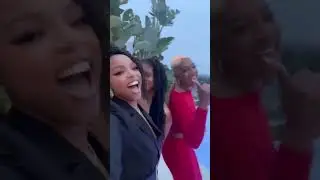CHlOE BAILEY,HALLE BAILEY and TARAJI PENSION
