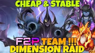 F2P DIMENSION RAID TEAM !!! CHEAP & STABLE !!! SUMMONERS WAR