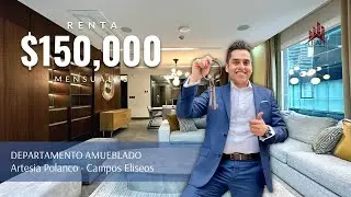 Así luce un departamento de 150,000 pesos mensuales