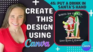 Create This Design For Print On Demand Using Canva: Learn How To Layer Graphics And Make More Sales