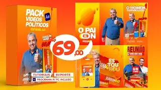 PACK POLITICA EDITÁVEL PREMIUM 3.0 LINK NA DISCRIÇÃO DO VIDEO