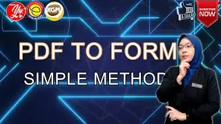 PDF TO FORM I SIMPLE METHOD