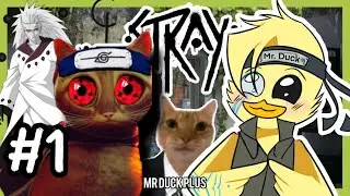 Este GATO es un UCHIHA || Stray (EP. 1) || Mr Duck Plus 🐤 #naruto #anime #stray #straygameplay