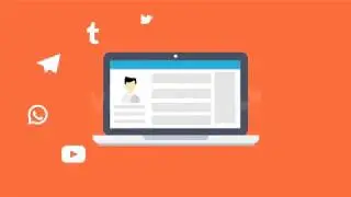 Social Media Explainer | After Effects Template | Video Displays