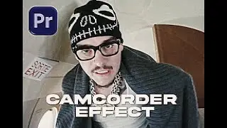 How to Create CAMCORDER EFFECT in Premiere Pro (FREE 1 - Click Preset)