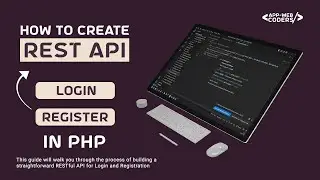 How to Create Login and Registration API in PHP By @appwebcoders
