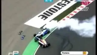 2006-Hungaroring-GP2-Villa and Porteiro Crash