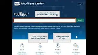 PubMed: Find Articles on a Topic