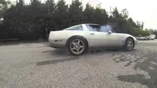 Loud Corvette Burnout