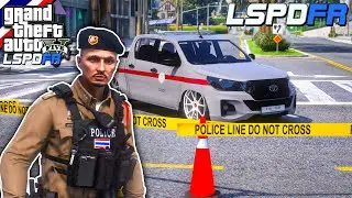 GTA V - LSPDFR มาเป็นตำรวจในเกม GTA V ซิ่งกระบะตำรวจไทย เข้าระงับเหตุกราดยิง 