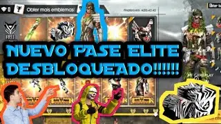 FREE FIRE DESBLOQUEANDO TODO EL NUEVO PASE ELITE Y POSIBLE SOLUCION DE NUEVO BUG