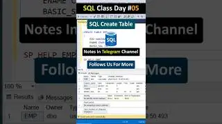 SQL Class Day 05 In Telugu | SQL Telugu Tutorial #sql