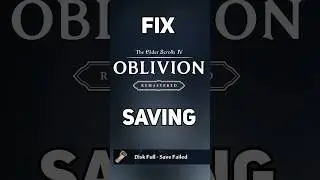 Fix Oblivion Remastered 