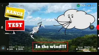 Dji mini 2 Range Test in the WIND!!!