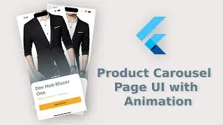 🔴 Flutter: Product Carousel Page UI with Animation