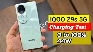 Iqoo Z9s 0 to 100% Charging speed test | Iqoo Z9s 44w charging speed test