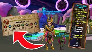 Wizard101: NEW NOVUS GEAR!! - Over 200% Storm Damage
