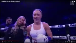 Elle Brooke vs  Faith Ordway FULL FIGHT