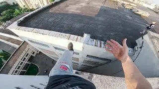 ROOF TO ROOF JUMP. POV PAKOUR.