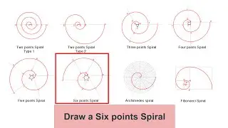 Six points SPIRAL
