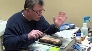 Straight Razor Honing-Bevel Setting-Naniwa Traditional 1K Stone