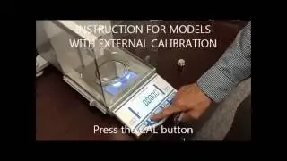 Accuris Analytical Balance Set Up