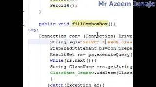 How to Bind the jcombo Box with Database Values Columns Names | Java Tutorials | java Gui