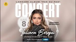 Concert Iuliana Beregoi - 8 iunie  Arenele Romane - Lansare album Pas cu pas❤️ 