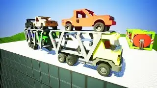 Building Cars Falls Crashes #38 | Brick Rigs