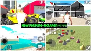 New Secret Feature+McLaren cheat code 🤑 indian bike driving 3d new update | New Props ka cheat code