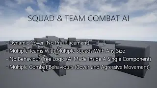 Unreal Engine Marketplace | Squad & Team Combat AI | Showcase