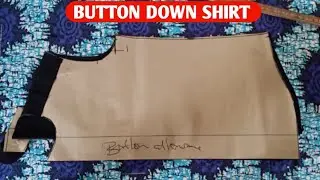 Button Down Shirt Cutting Step by Step 