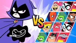 Teen Titans Go Jump Jousts 2 - Raven (CN Games)