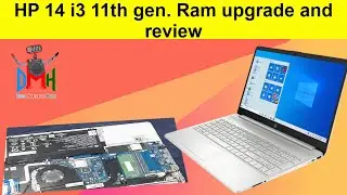 HP 14 i3 11th gen laptop review and ram upgrade / English subtitle