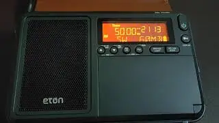 Time Signal 5000 kHz Shortwave ft Eton elite traveler pocket radio