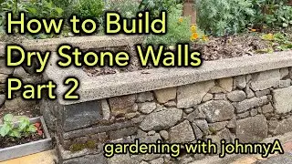 Building Dry Stone Walls Part 2 -  Questions Answered - Adding Capping, Choosing Rocks and more